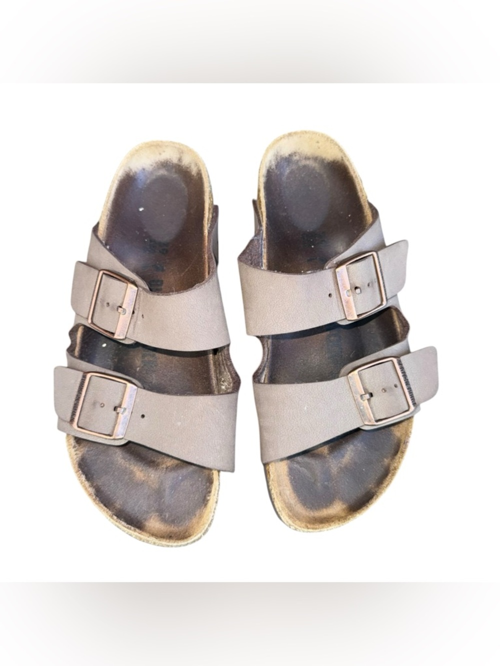 BIRKENSTOCK Arizona Mocha Brown Sandals Size 8-8.5 EU 39 - Picture 2 of 14